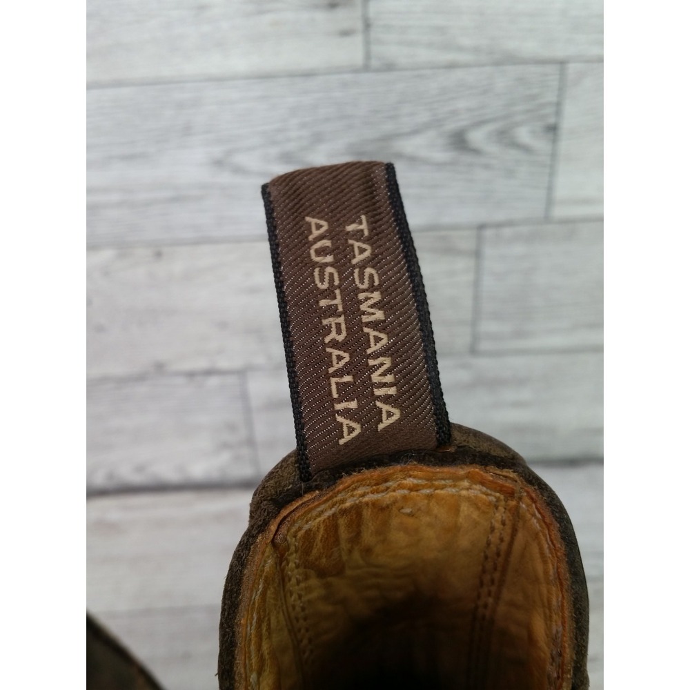 Blundstone 585 Men's Rustic Brown Leather Chelsea Boots 10 AU 11 US Ecco Insole - Picture 9 of 16